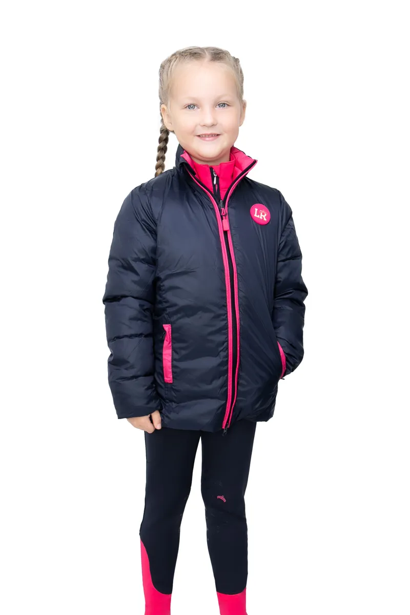 Analise Reversible Padded Jacket by Little Rider - Navy/Pink-1